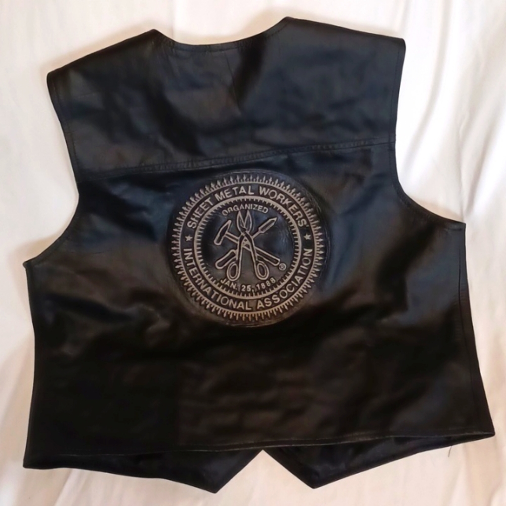 Tyca Sheet Metal Worker's Leather Vest Large